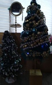 Home made mini xmas trees